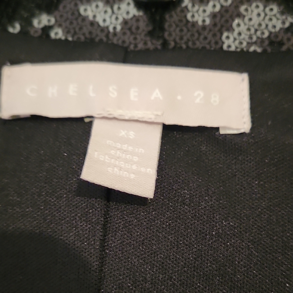 Sequin Black Jacket Nwot - image 2